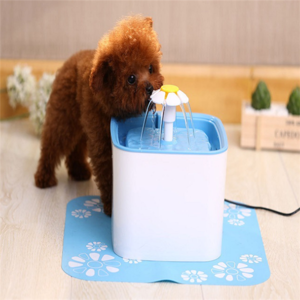 “Pet Water Dispenser – Electric Dog & Cat Fountain with Water Mat”